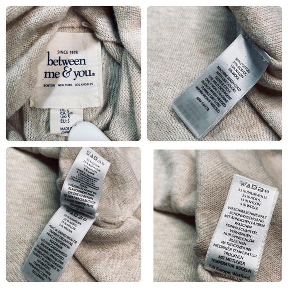 Between Me & You - Oversized Cowl Neck Sweater - S - Picture 12 of 16